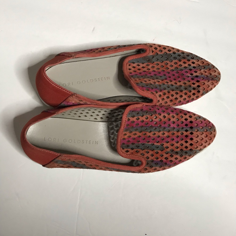 Lori Goldstein laser cut slip on loafers flats - Picture 8 of 12